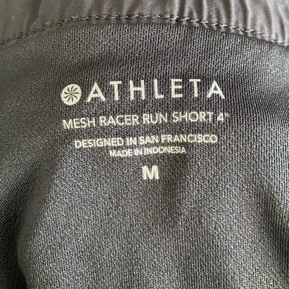 Athleta Mesh Racer Mid Rise Short 4” - Picture 3 of 6